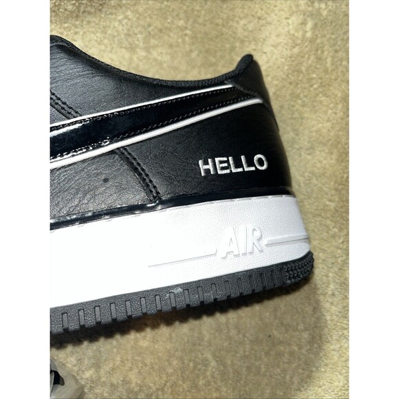 Nike Urbanstar x Air Force 1 \'07 LX Hello Pack Black And White Cz0327-001 Sz 13 main image 11
